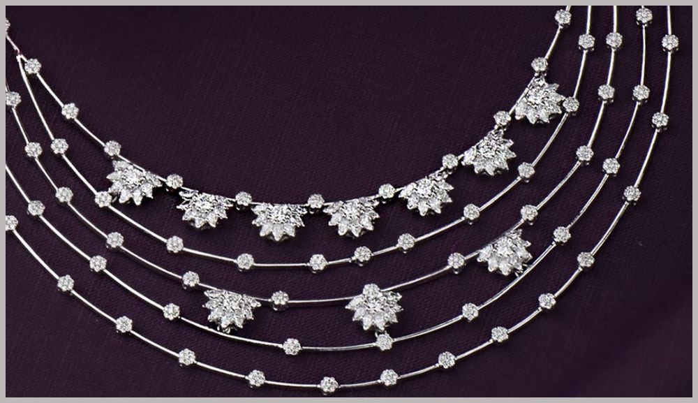 Multi-Layered Diamond Necklaces​