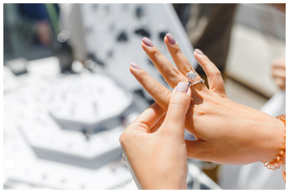 Tri-Stone Diamond Rings